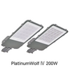 ไฟถนน LED อลูมิเนียมระบบไฟถนนอัจฉริยะกลางแจ้ง 200W สำหรับสนามบินสี่เหลี่ยมขนาดใหญ่