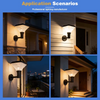 &Eacute;clairage &agrave; &eacute;nergie solaire applique murale de jardin ext&eacute;rieure LED paysage cour voie lumi&egrave;res de jardin ext&eacute;rieures utilis&eacute;es pour les jardins et les couloirs