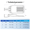 ไฟถนน LED 100W 150W 200W หล่อ