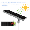  Tudo em um projetor solar conduzido solar da luz de rua 1000w