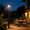 ไฟสวน LED พลังงานแสงอาทิตย์กลางแจ้ง ไฟถนน LED อลูมิเนียมหล่อสำหรับไฟสวน รองรับ OEM ODM