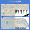 Modul Lampu Jalan LED Taman Luar Ruangan 50W Terbuat dari Aluminium dengan Lensa PC Peringkat perlindungan IP67 Cocok untuk Penerangan Jalan