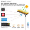 R&eacute;verb&egrave;re solaire int&eacute;gr&eacute; multi-puissance avec panneaux solaires en silicium monocristallin et indice d'&eacute;tanch&eacute;it&eacute; IP66 pour l'&eacute;clairage routier