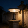 A coluna moderna do diodo emissor de luz do painel solar 4.5w ilumina o design imperme&aacute;vel de alum&iacute;nio ultra-brilhante para a ilumina&ccedil;&atilde;o exterior do jardim classifica&ccedil;&atilde;o ip65