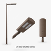 Haute luminosit&eacute; pour lampadaire LED &agrave; puce haute efficacit&eacute; 150lm/W 12000lm aluminium 6063 lampe de poteau ext&eacute;rieure modulaire IP65 5 ans AC
