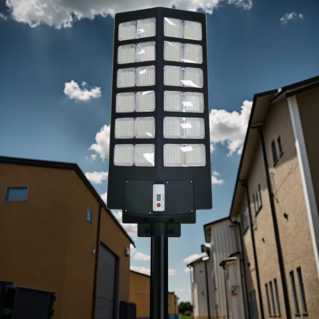 Farola Solar integrada para exteriores IP66, resistente al agua, 12,8 V, farola de carga Solar de alta potencia para iluminaci&oacute;n vial Municipal