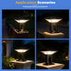 Poste solaire LED &eacute;tanche IP65 de haute qualit&eacute;, luminaire d'ext&eacute;rieur en aluminium moul&eacute; sous pression, d&eacute;coration de jardin, pilier de porte, Support &agrave; distance OEM